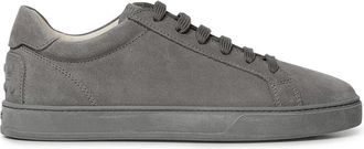 Tod's Sneakers van Su&egrave;de - Heren - Sneakers - Grijs - 44 EU - Su&egrave;de - Schoenen