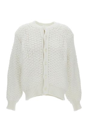 Comme Des Gar&ccedil;ons Cropped Cable-Knit Cardigan