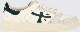 Premiata Sneaker Quinn in pelle di vitello con dettagli crackl&egrave;