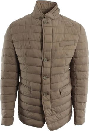 Herno Heren, Jassen, Grijs, Maat: L Polyamide