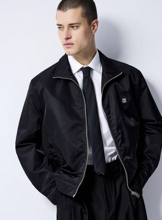 HUGO BOSS Mens Baponc shiny fabric jacket