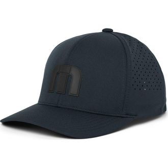 Travis Mathew Bahamas Tech Snapback Hat in Total Eclipse at Nordstrom, Size One Size Oz