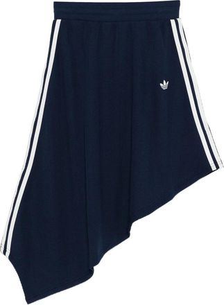 adidas Waffle-texture Asymmetric Midi Skirt