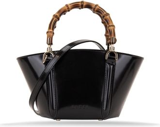 Gucci Shoulder Bag - Dames - Handtassen - Zwart - ONE Size - Bamboe - Tassen