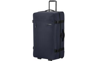 Samsonite Koffer SAMSONITE Roader Dufffle wheeled, Damen, Gr. B/H/T: 45cm x 32cm x 79cm, blau (dunkelblau), Polyester, Koffer Koffer