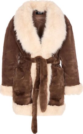 V° 73 Giacca Penny con cintura - Marrone