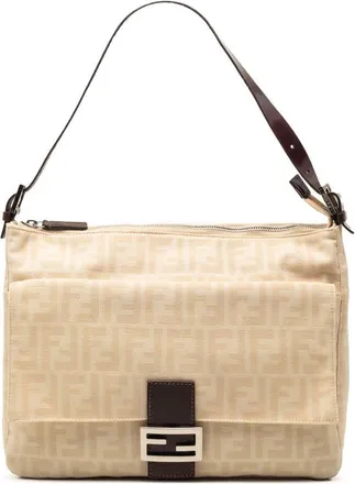 Fendi Pre-owned Fendi Zucca Canvas Shoulder Bag Ladies XJDOY412Y9OFV49U