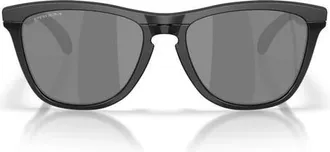 Oakley Gender Inclusive Frogskins Range 58mm Round Sunglasses in Matte Black/black at Nordstrom