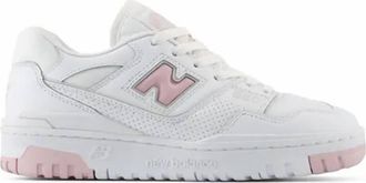 New Balance Womens 550 Shoes In White/twilight Haze