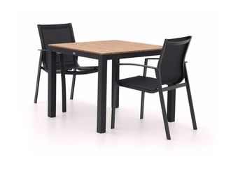 Forza Furniture Forza Altea/Fidenza 90cm dining tuinset 3-delig stapelbaar