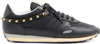 Valentino Garavani Stud Up Sneaker In Leather And Nylon