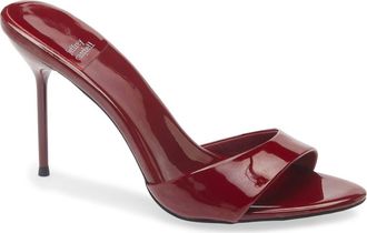 Jeffrey Campbell Ce-Soire Slide Sandal in Cherry Red Patent at Nordstrom, Size 10