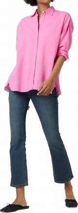 Ann Mashburn Womens Weekender Shirt In Pink Summer