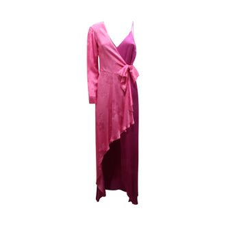 Pinko Casey Dress - Dames - Casual kleedjes - Roze - M - Satijn - Kleedjes