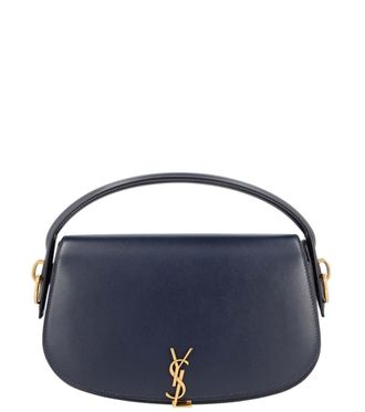 Saint Laurent Dark Blue Voltaire Small Shoulder Bag