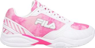 Pink and white filas clearance