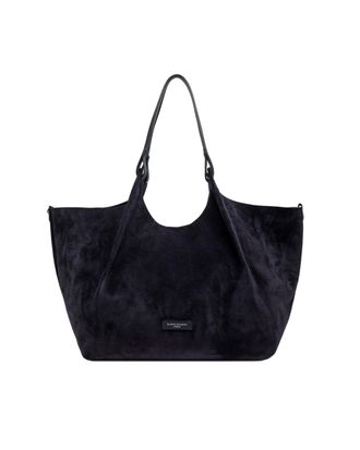 Gianni Chiarini Womens Shoulder Bag Dua Suede Midnight Blue