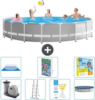 Intex Piscina Prism Frame Redonda - 549x122 Cm - 8-piezas S546
