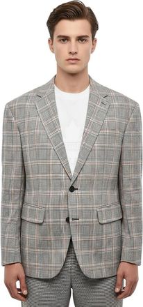 Dsquared2 Grey Regular Check Blazer