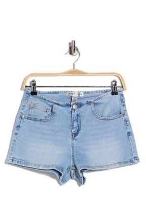 Madden Girl Binded Waistband Denim Shorts in Light Wash at Nordstrom Rack, Size 11