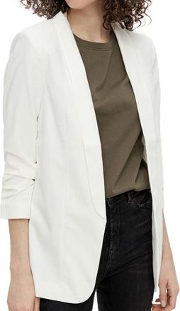 Pieces Pieces Womens Pcboss 3/4 Blazer Noos Suit jacket, Cloud Dancer, M UK