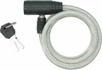 Trade Shop Trade Shop - Catena Sicurezza Antifurto Bici Bicicletta Lucchetto 2 Chiavi Acciaio 8 X 1200mm