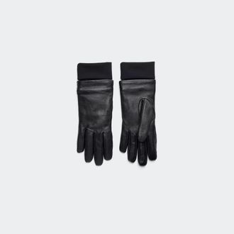 Canada Goose Leather Glove (Women, Black, S)