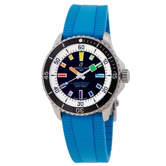 Breitling Superocean Automatic Chronometer Black Dial Mens Watch A17375211B2S2
