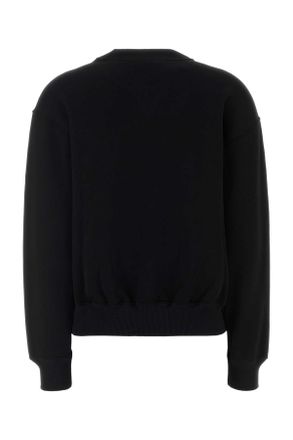 Polo Ralph Lauren Womens Black Cotton Blend Sweatshirt 003 Exterior: Polyester Felpe Sweater