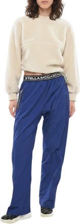 Stella McCartney Blue Relaxed Flat Front Pant