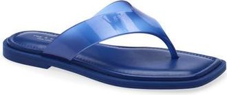 Rag & Bone Gracie Jelly Flip Flop in Deep Blue at Nordstrom, Size 10.5Us
