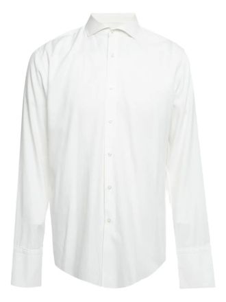 BOSS slim-fit cotton shirt - White