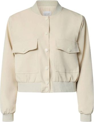 Sisters Point Dames, Jassen, Beige, Maat: XL Poliester