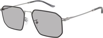 Emporio Armani EA2165D Asian Fit 300387 Mens Sunglasses Gunmetal Size 58