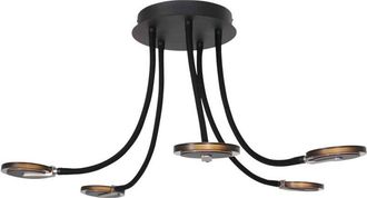 Steinhauer Steinhauer - Plaf&oacute;n - Turound - Negro - Metal - &Oslash; 92cm - Led