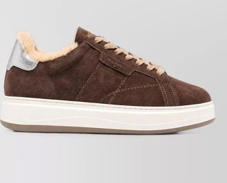 Woolrich leather low-top sneakers