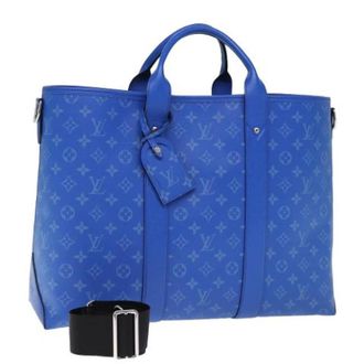 Louis Vuitton Bolso Tote Vintage Pre-owned - Pre-owned - Mujer - Azul - ONE SIZE