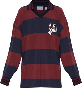 Off-white Logo Polo - Dames - Polos - Rood - XS - Tops