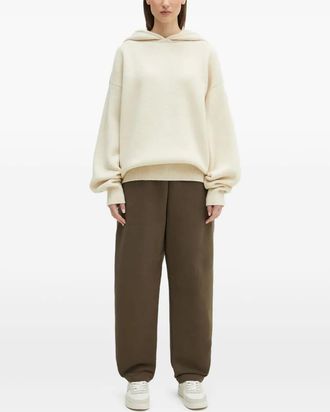 PANGAIA Pantaloni sportivi DNA con vita elasticizzata - Marrone