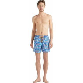 Vilebrequin Mens Fishy Dance Swim Trunks in Marrakech at Nordstrom, Size Xx-Large