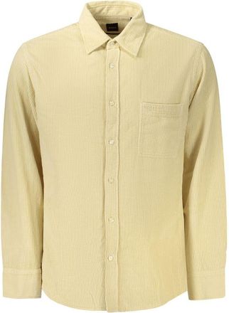 HUGO BOSS Beige Cotton Mens Mens Shirt