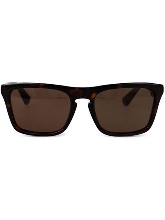 Burberry Sunglasses square-frame sunglasses - unisex - Acetate - 57 - Brown