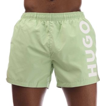HUGO BOSS Hugo Heren Abas Logo Zwemshort (Groen)