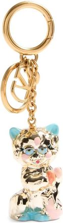 Valentino Garavani Keyrings, female, Yellow, Size: ONE SIZE House Cat Keyring