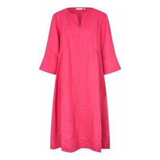 Masai Manasya Linkjole - Dames - Casual kleedjes - Roze - L - Leer - Kleedjes