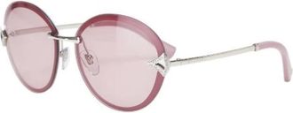 Bulgari Pre-owned Accessories, female, Pink, Size: ONE SIZE Pre-owned Plastic sunglasses