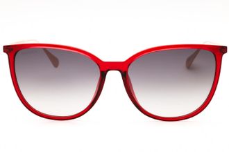 Max & Co. MO0078 Oval Gradient Lens Sunglasses - Red