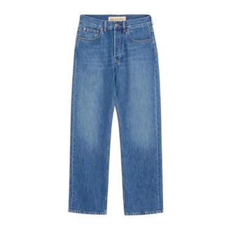 Valentino Straight-leg Jeans - Heren - Jeans - Blauw - Maat: W33 Katoen