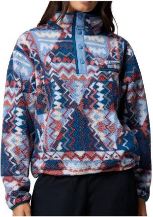 Columbia Helvetia II Printed Cropped Half Snap Fleecepullover f&uuml;r Damen | bunt