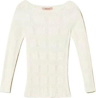 Twinset Mujer, Jerseys, Blanco, Talla: L